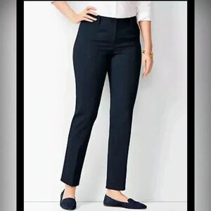 Talbots Women's Dark Blue Straight Leg Pants - 4 curvy